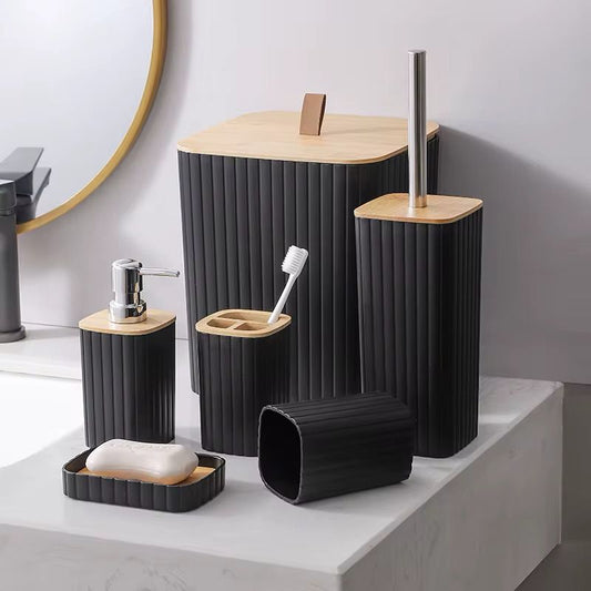 6 Pièces Sets de Salle de Bain
