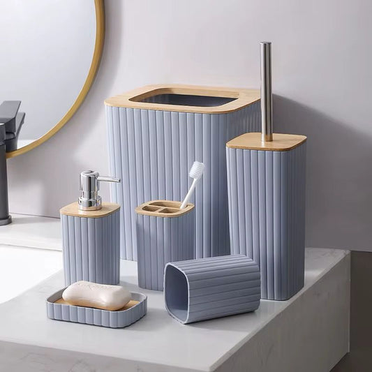 6 Pièces Sets de Salle de Bain