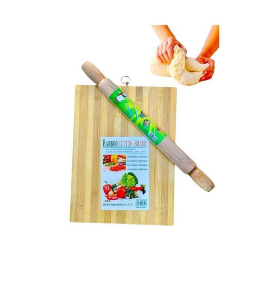 Planche avec Rouleau en Bois