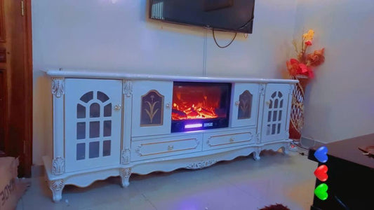 Meuble avec Cheminée Électrique