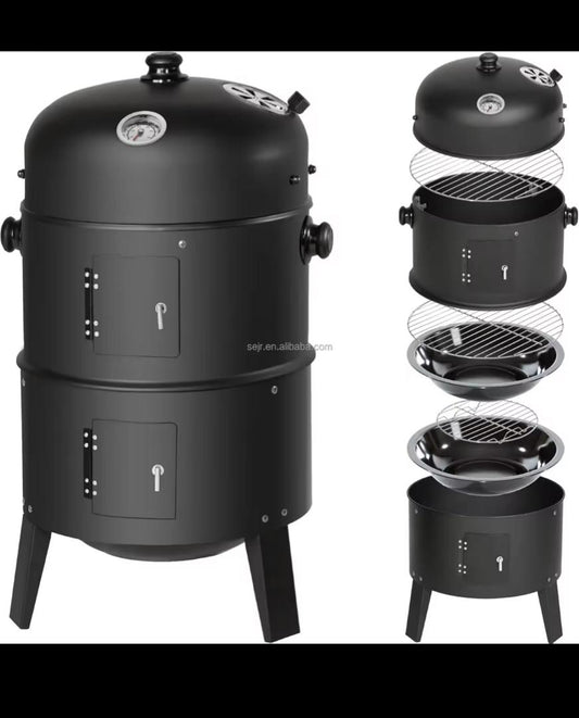 Barbecue 3 Niveaux – Maîtrisez la Cuisson comme un Chef
